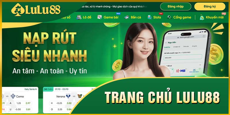 Sơ lược về trang chủ LULU88